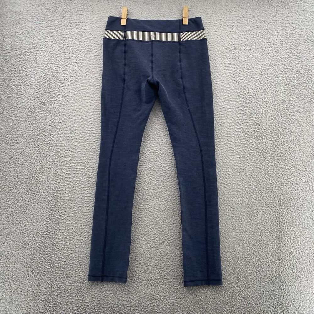 Lululemon Pants Run Fast Free Size 6 Black Leggings Training Yoga Outdoors Women - Picture 8 of 11